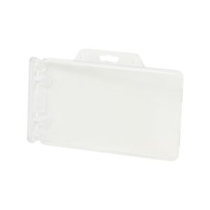 Бейдж горизонтальний, колір прозорий – ATIS, 95 x 60 x 6 мм